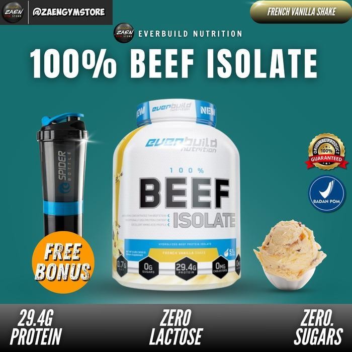 Everbuild Beef Isolate 4 Lbs Whey Protein Isolate Ultra Premium
