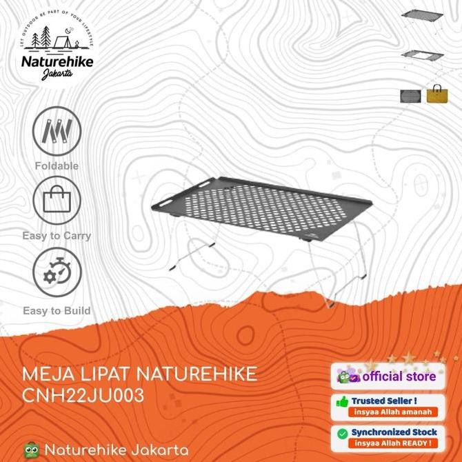 Meja Lipat Stainless Portable Outdoor Camping Naturehike Cnh22Ju003