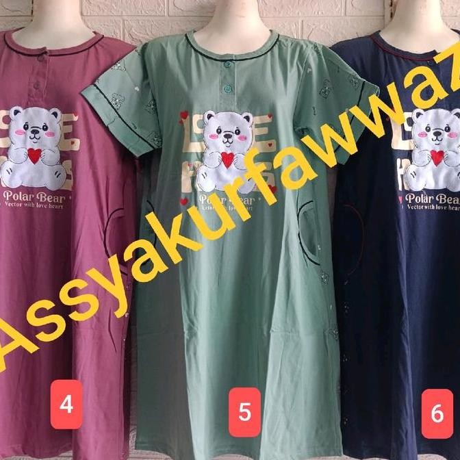 Daster Kaos  Dewasa Merk Tessa Ld 110