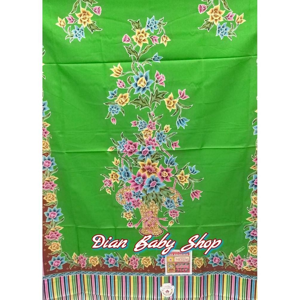 Kain Gendong Bayi Bagus - UNGGUL JAYA (( MAHKOTA Corak BUNGA KERANJANG )) Jarik Batik Panjang .