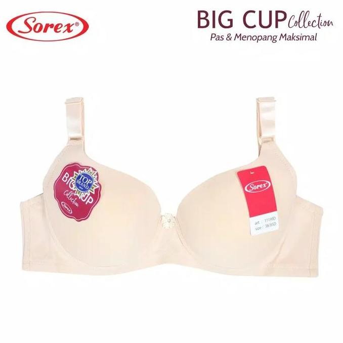 Sorex Bra Big Cup 11199 Busa Berkawat Kait 3 Cup D