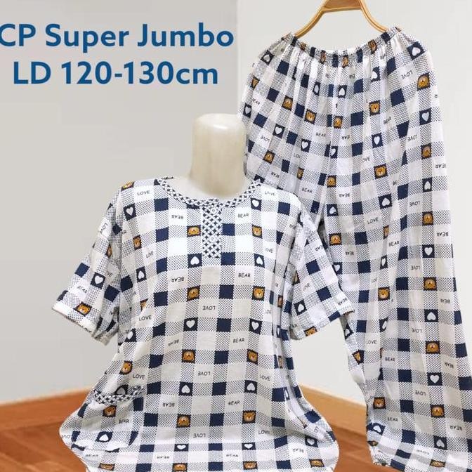 Baju Tidur Cp Super Jumbo Babydoll Wanita Cp Oversize Bahan Kaos Ld 130Cm Gambar Bordir Dan Sablon