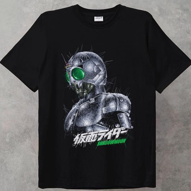 DY16 >> Mayosi T-shirt Kamen Rider Shadow Moon & Black Sun Scribble