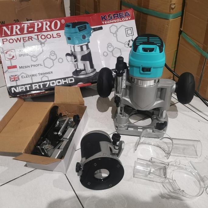Mesin Profil Kayu Router Trimmer 2in1 NRT-PRO RT700HD NRT PRO RT 700