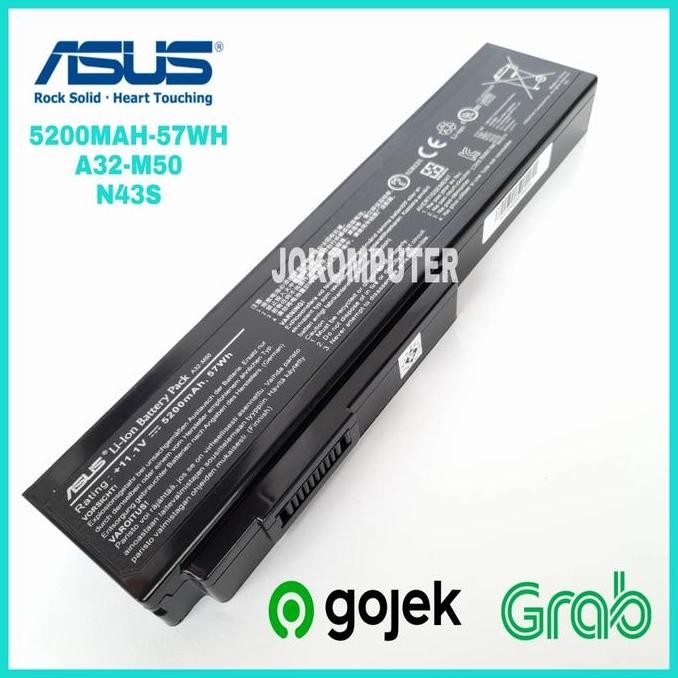 Original Baterai/Battery/Batre Laptop/Notebook Asus N43, N43S, N43Sl