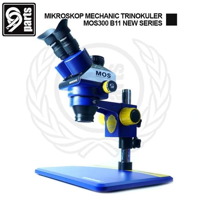 NIJIKU - Mikroskop Mechanic Trinokuler MOS-300 B11 New Series / Mikroskop Trinokuler Mechanic MOS300