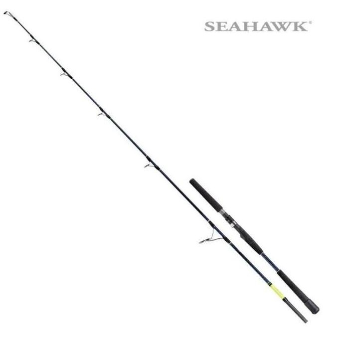 Joran Seahawk Amberjack Extra Spinning Baitcasting Bc 180 Cm 602 Pe 1-3 2-4 3-6 Rod Jigging Laut  Fu