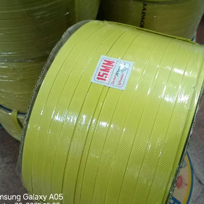 tali strapping band 15mm 7 kg raja warna kuning