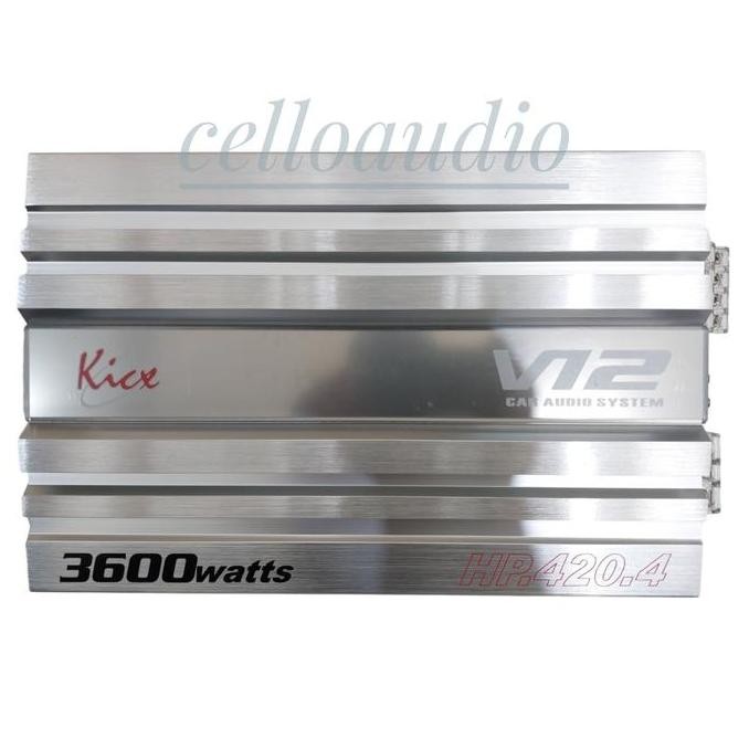 Power Amplifier 4 Channel Kick Hp 420.4 Audio Mobil Car