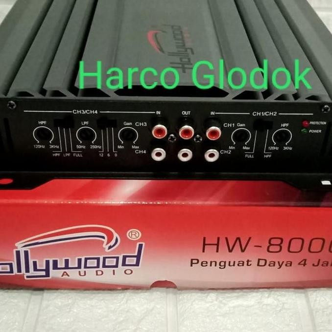 Power Hollywood Hw-8000 Power 4 Chanel Hollywood Hw-8000 Mosfet
