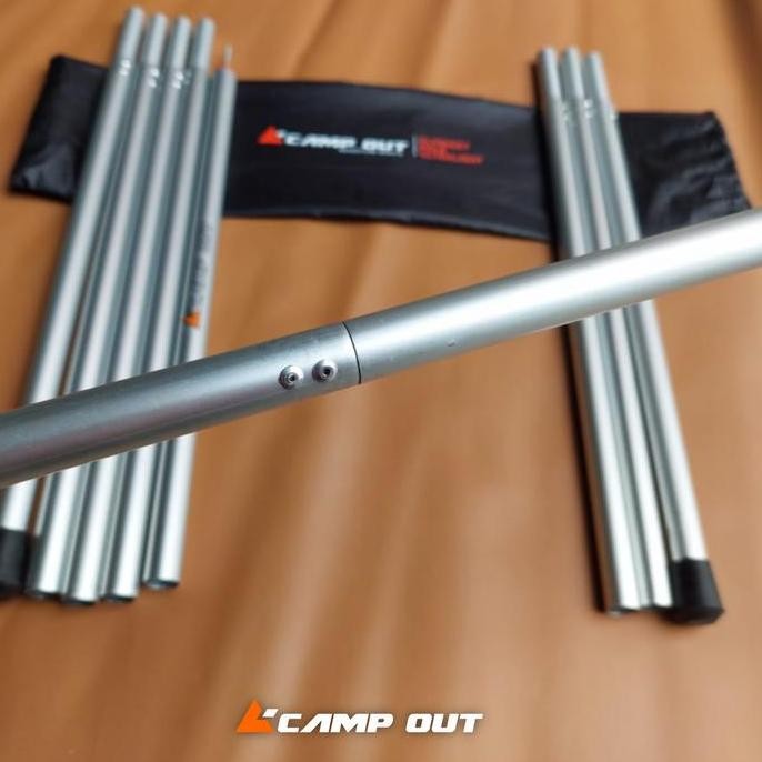 Tiang Flysheet Alumunium - Tiang Tenda Camping - Tiang Flysheet