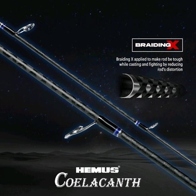 Joran Pancing Cast Jigging Hemus Coelacanth 180Cm Full Fuji