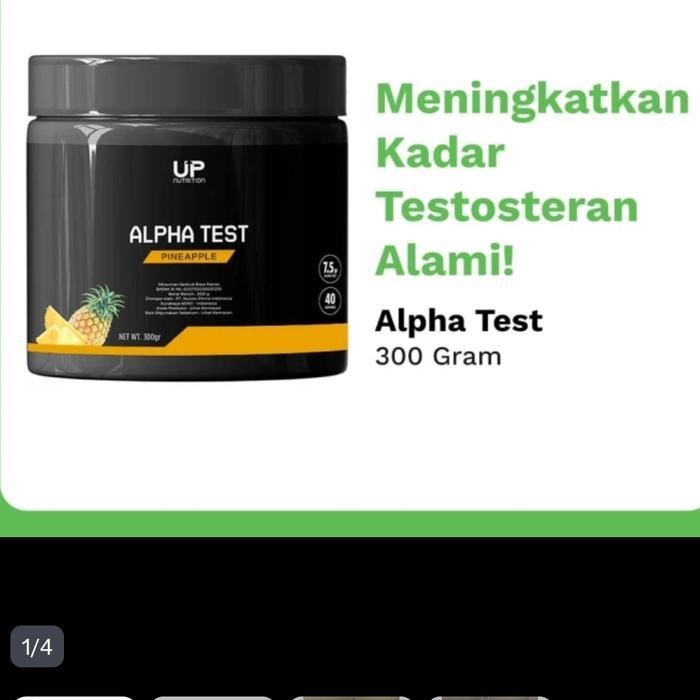 ALPHA TEST ALPHATEST UP NUTRITION TESTO BOOSTER TRIBULUS ASHWAGANDHA 300 GRAM BPOM ORIGINAL 