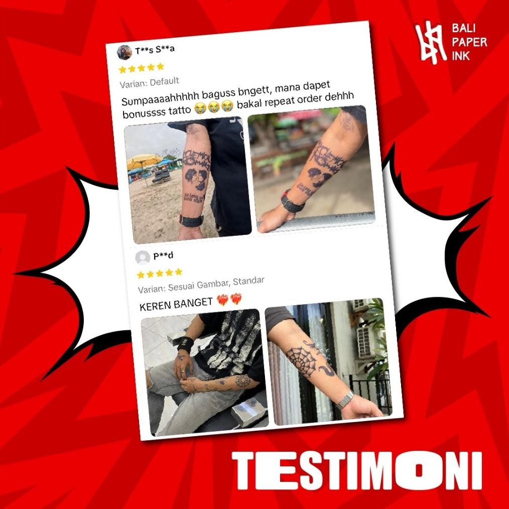 Cod Bali Paper Ink Pma021 Maori Armband Fruit Ink Tatto Temporary Premium Tato Temporer Ad-77