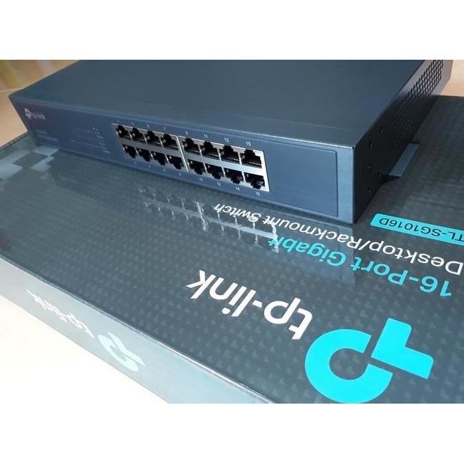 TERMURAH - TP-LINK TL-SG1016D SWITCH HUB 16PORT GIGABIT TPLINK TL SG1016D