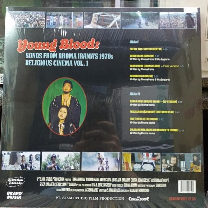piringan hitam vinyl Rhoma Irama - Darah Muda Rare Koleksi Original