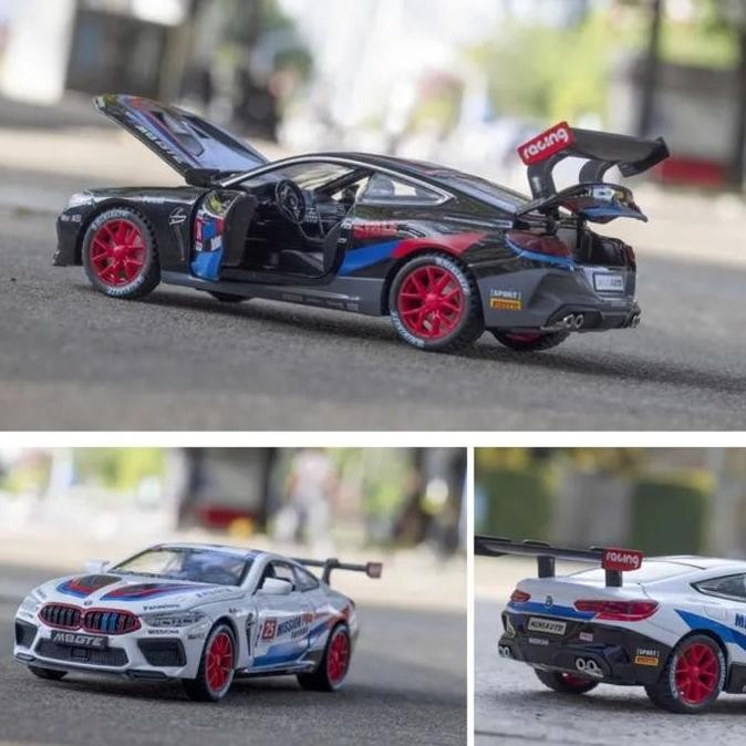 Diecast Mobil BMW M8 GLE Miniatur Sport Recing Skala 1:32