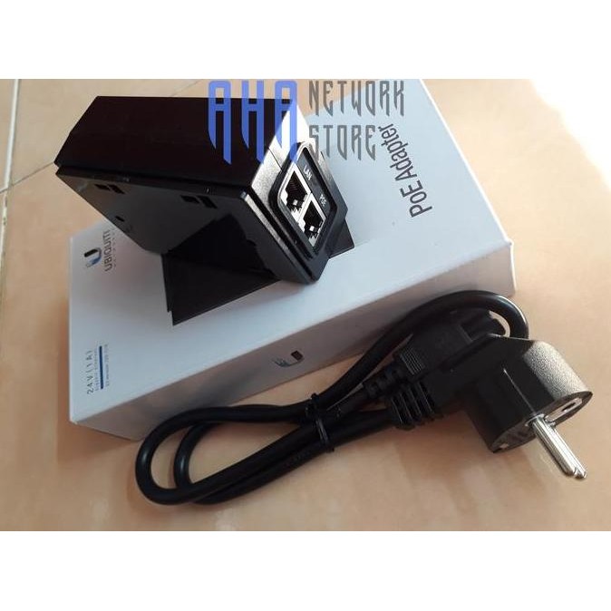 TERBARU - ADAPTOR POE 24V 1A GIGABIT UBNT ADAPTOR POE 24V 24W G POE-24-24W-G
