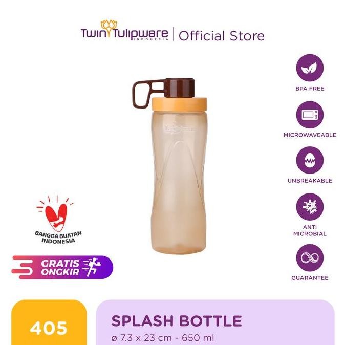 Twin Tulipware Splash Bottle - Botol Minum