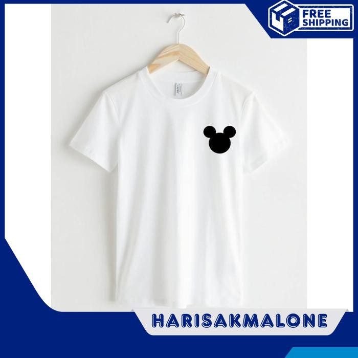 OBRAL DISKON KAOS TSHIRT BAJU OBRAL MURAH COMBED 30 DISTRO LOGO KECIL MICKEY MOUSE POLOS CUSTOM INDO