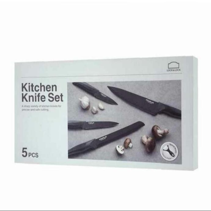 Lock n Lock Pisau Set 5 pcs Lock&Lock Knife Original