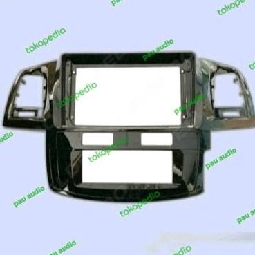 frame double din android 9 inch fortuner PREMIUM