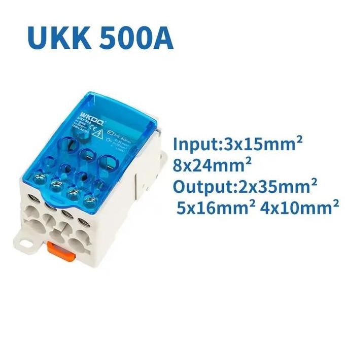 Konektor UKK-500A Distribution Box DIN Rail Terminal Block