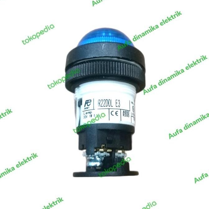 DR22DOL-E3S pilot lamp Fuji Biru 24vdc dr22dol e3s fuji