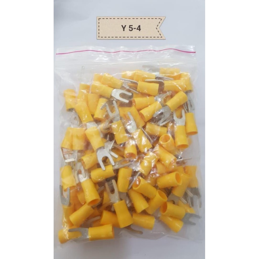 Skun Y 5.5-3 Warna / Skun Kabel Y 5.5-3 / Skun Garpu insulated spade