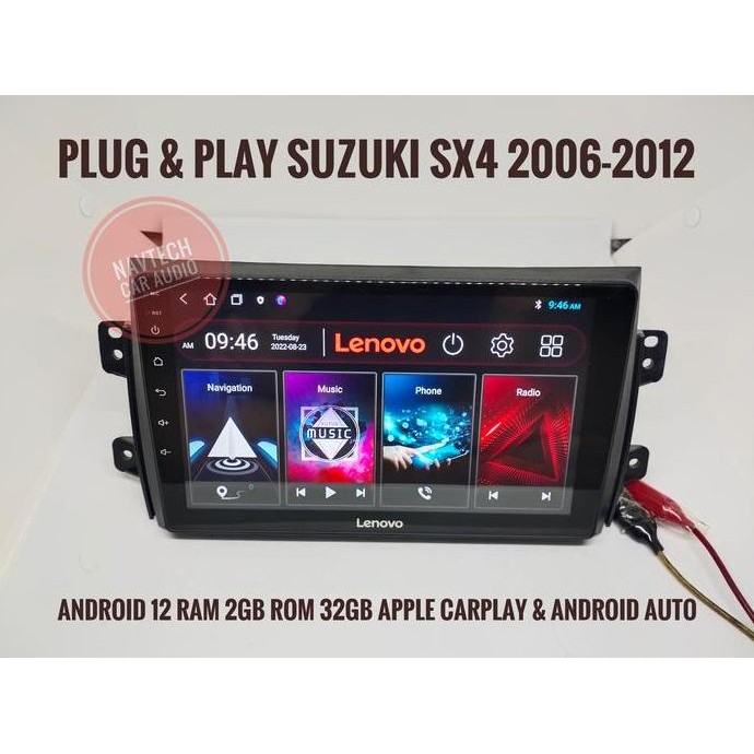 Head Unit Android 9 Inch Suzuki Sx4 Plug & Play / Head Unit Suzuki Sx4
