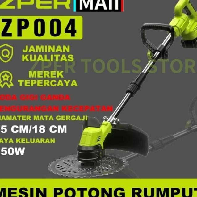 Codzper Mesin Potong Rumput Pemotong Rumput Listrik Pemangkas Rumput Dengan Liion Zp003 Alat Pemoton
