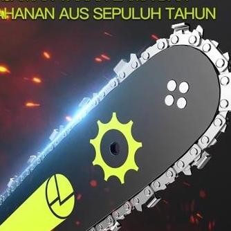 Zper Cordless Chainsaw Gergaji Mesin Lithium Gergaji Rantai Elektrik Portable Genggam Lithium Zp0 Ge