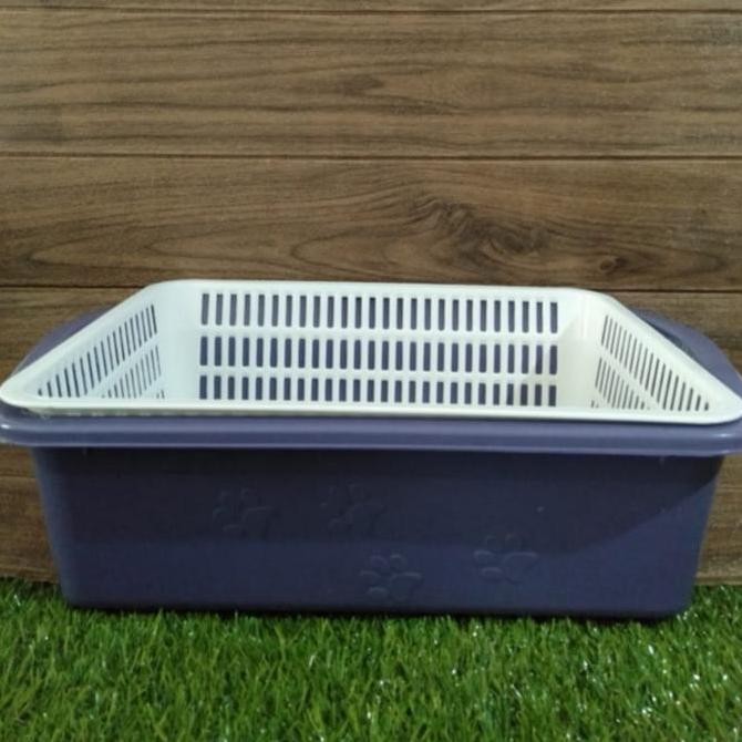 LITTER BOX BAK PASIR KUCING SARINGAN SMR