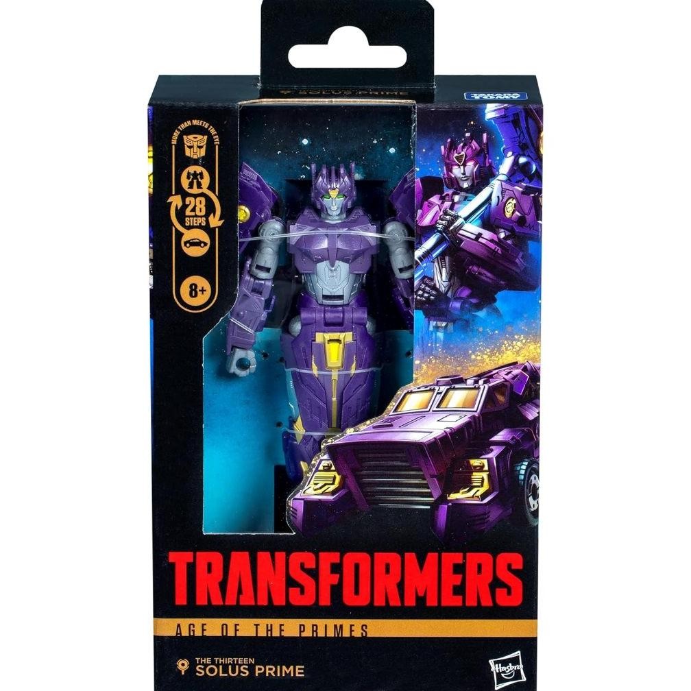 Transformers Age Of The Primes Deluxe Class The Thirteen Solus Prime, 5.5-Inch Converting Action