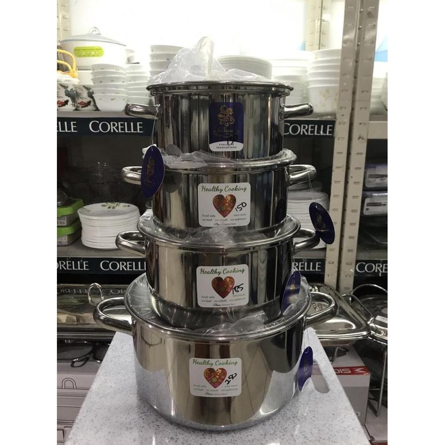 Panci Bima Prima Stainless Stock Pot 24Cm