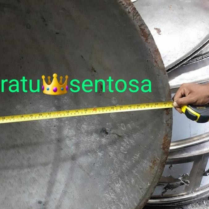 Kuali Plat Besi Besar Wajan Besar Uk 110 Cm Wajan Goreng Kripik Bebek
