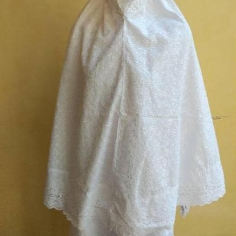 BEST SELLER BAJU UMROH WANITA MODEL SATU SET GAMIS BERGO SARUNG TANGAN KATUN POLIESTER POLOS BUNGA P