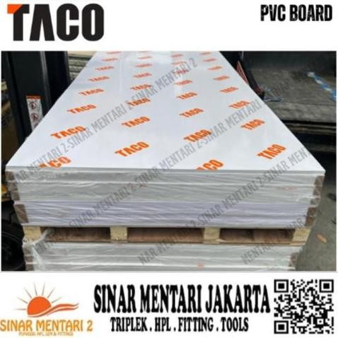 PVC Board Taco 3,5,9,12,15,18 mm