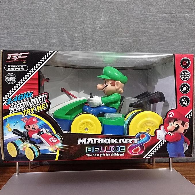Mainan Mobil Remote Control / RC Mario Kart Deluxe Car Toy