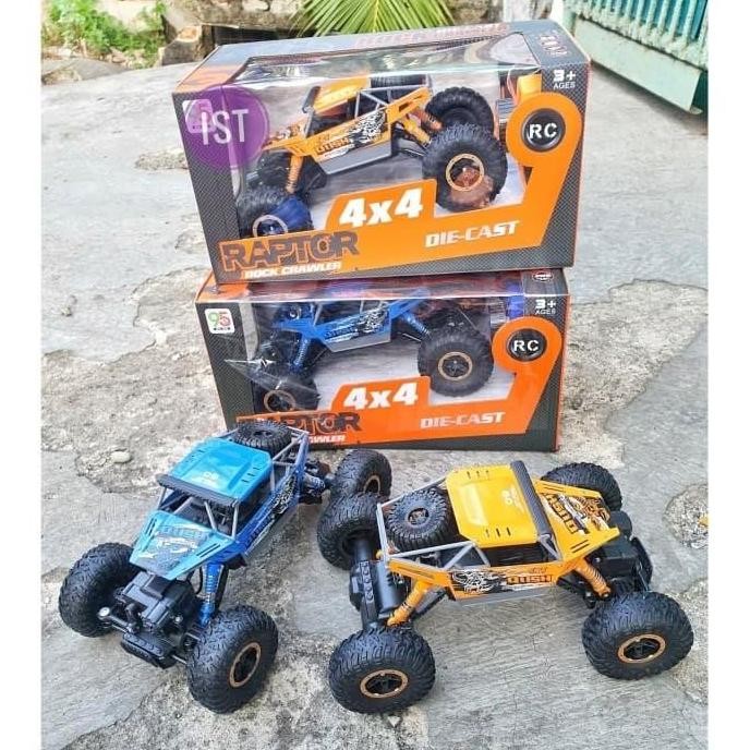 Mainan Anak RC REMOTE CONTROL MOBIL ROCK CRAWLER RAPTOR DIECAST