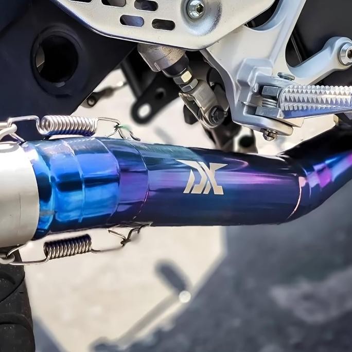 Leher header DX blue Ninja250FI New Ninja250 CBR250 CBR R25 RR mono