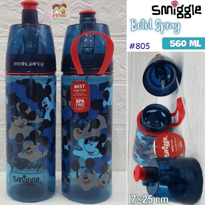 Botol Minum Smiggle / Botol Minum Smiggle Marvel Disney Spirtz Spray