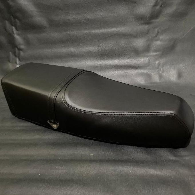 Jok panjang langsung seat vespa model new px lml arco npx racing hitam