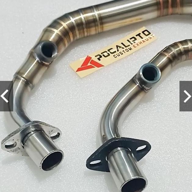 Header leheran Knalpot Vespa Matic Sprint Primavera Iget 125 / 150cc