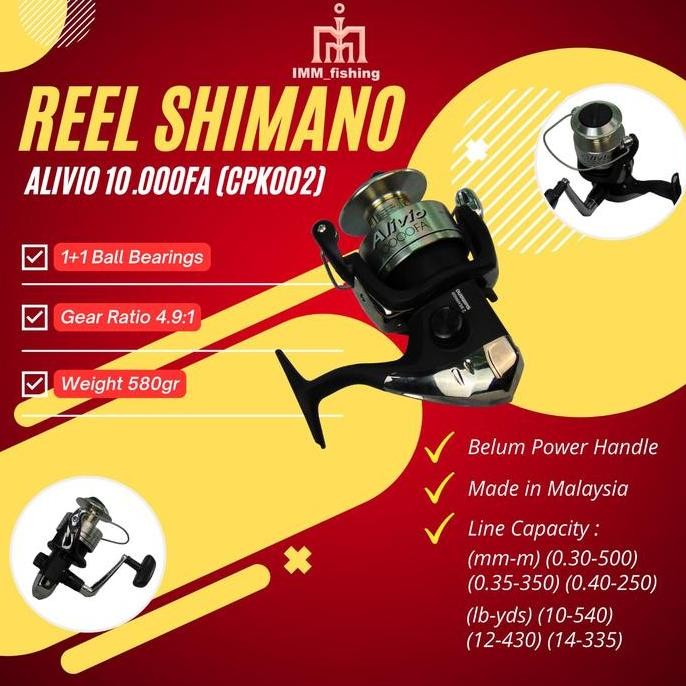 REEL SHIMANO ALIVIO | ALAT PANCING