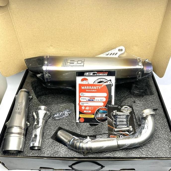 Knlpot SC Moto Titanium Yamaha XMAX Old / Connected