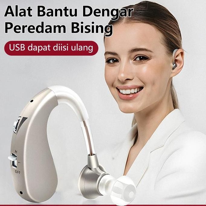 NANSO- Alat Bantu Dengar Charger Alat Pendengaran Telinga Alat Bantu Dengar Original