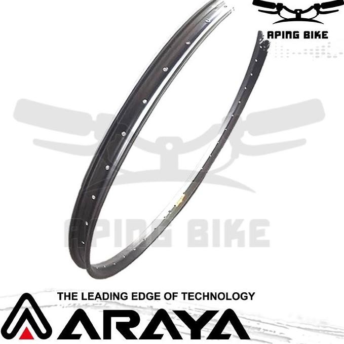 Velg Besi Araya 28 Becak 40H Chrome Rims Gerobak Pelek Besi Becak