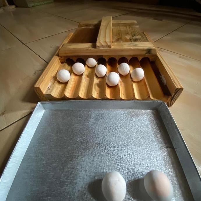 Cetakan Kue Bulat / Mesin Cetak Bakso Manual 8 Lubang 20-32Mm