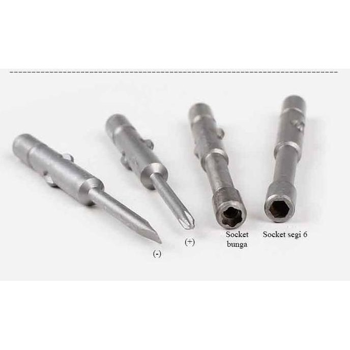 Obeng Set Kacamata Serbaguna Kecil Lengkap Minus Plus Rimless Bor +Tas